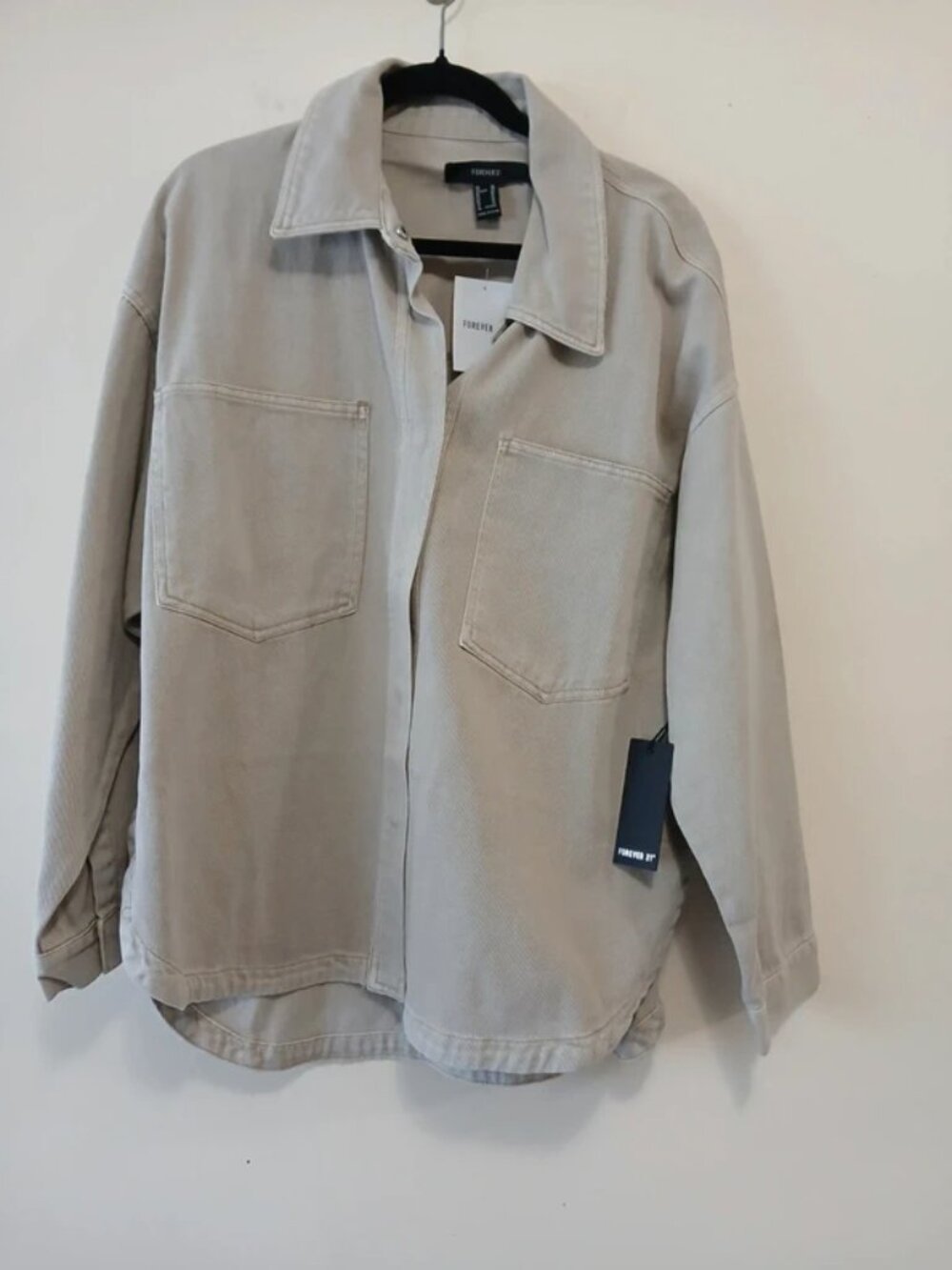 Forever 21 Shacket Color: Blush, Size XL